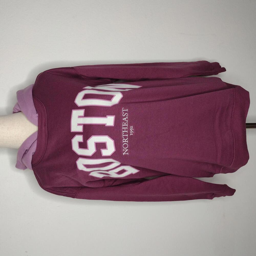 NWT Ultra Flirt Women's Purple/Trend Fleece Boston Hoodie Size XS